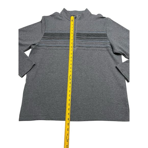 Travis Mathew Transitions Men’s Golf 1/4 Zip Pullover - Dark Gray - size XL - Picture 5 of 7